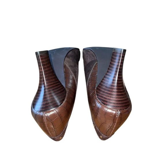 Bandolino chocolate Nubuck Heel Women’s Size 10 New with Box - Picture 10 of 11